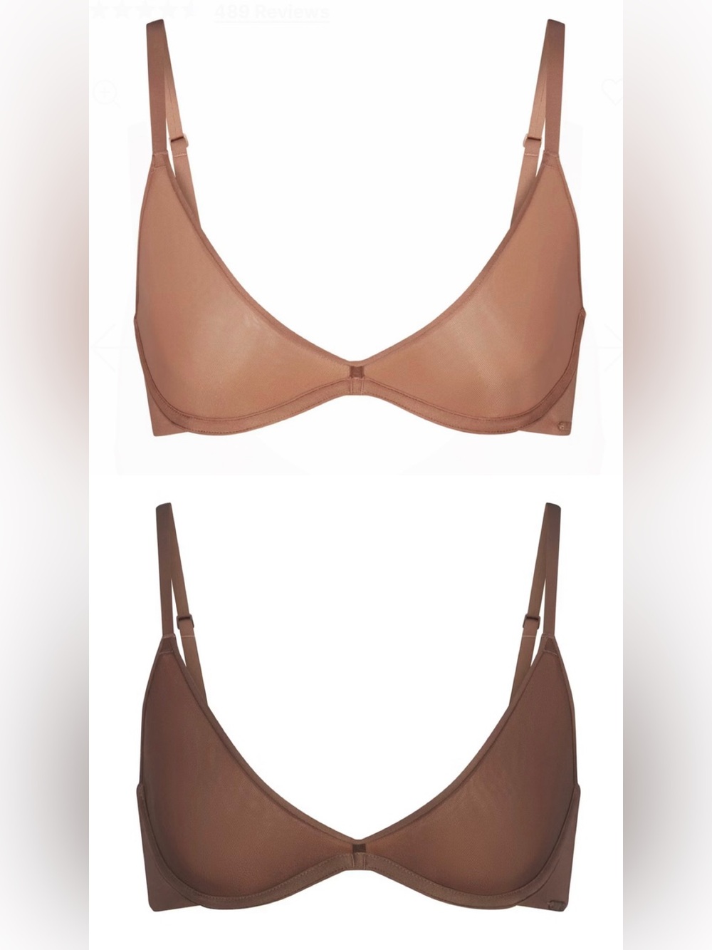 SKIMS | 2pack Weightless Scoop Bra | Sienna & Jasper 34B